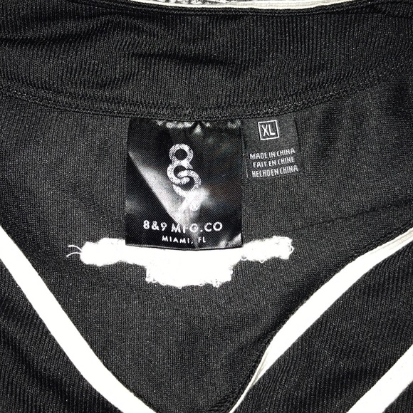 8&9 black baseball Jersey - Picture 4 of 5